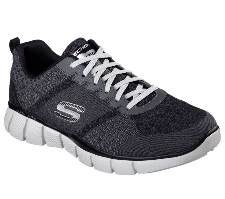 Skechers Herr Grå/Svarta Sneakers - Equalizer 2.0 - True Balance - Sverige (GTRHA-9536)